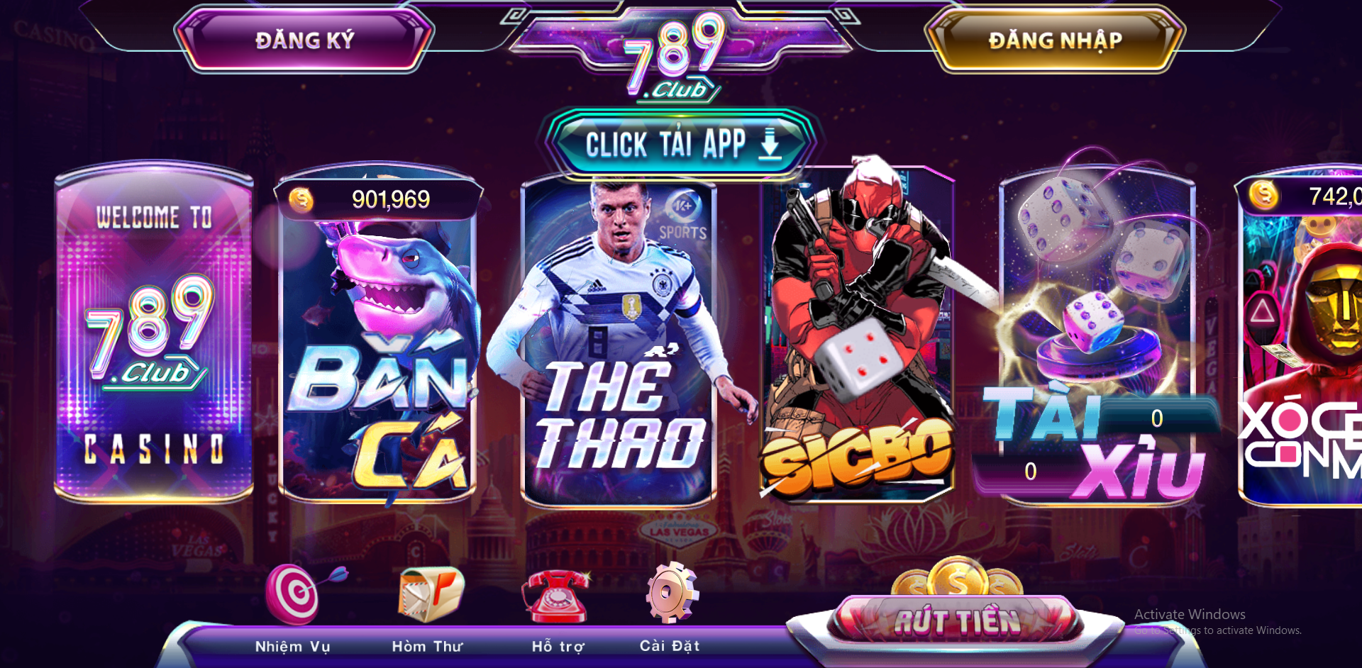 Những ưu điểm nổi bật của cổng game Casino 789Club