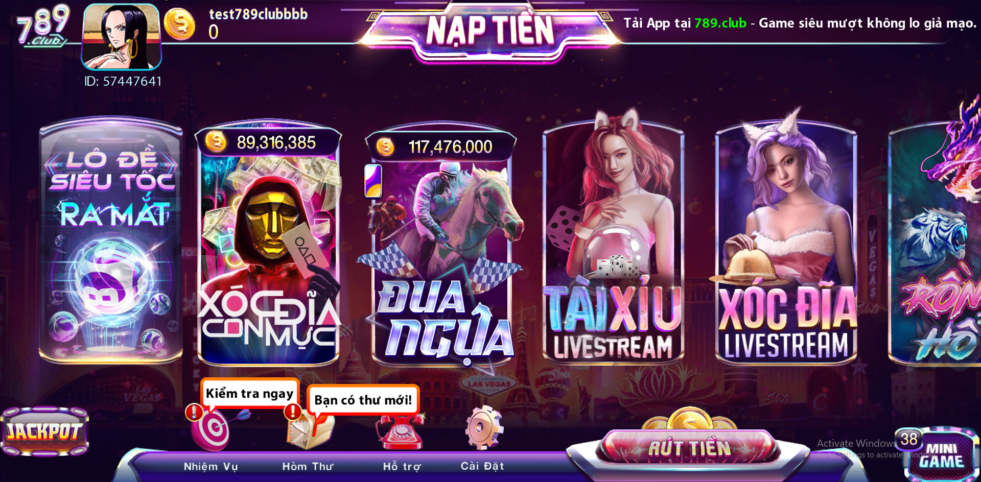 Kho Game Bài Đổi Thưởng 789Club hấp dẫn nhất